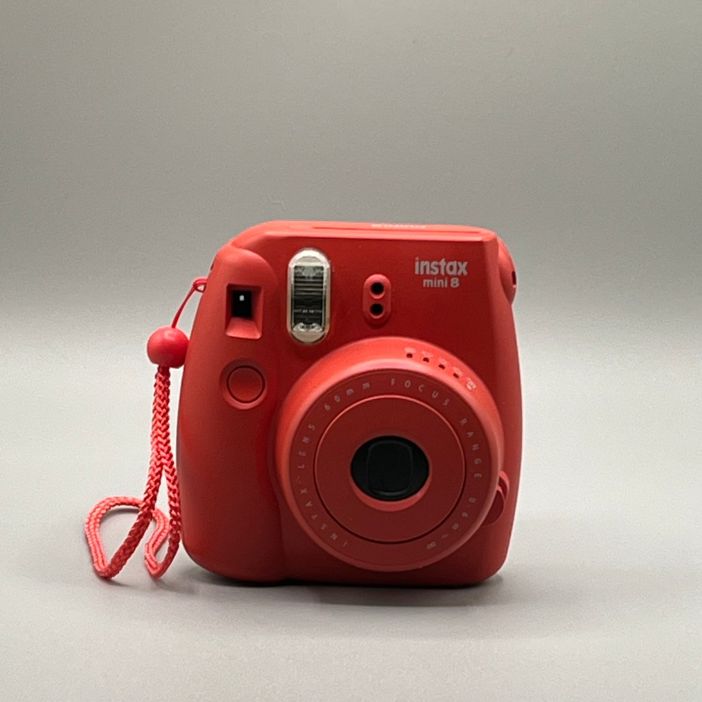 Strawberry Red InstaxMini 8 Film Camera