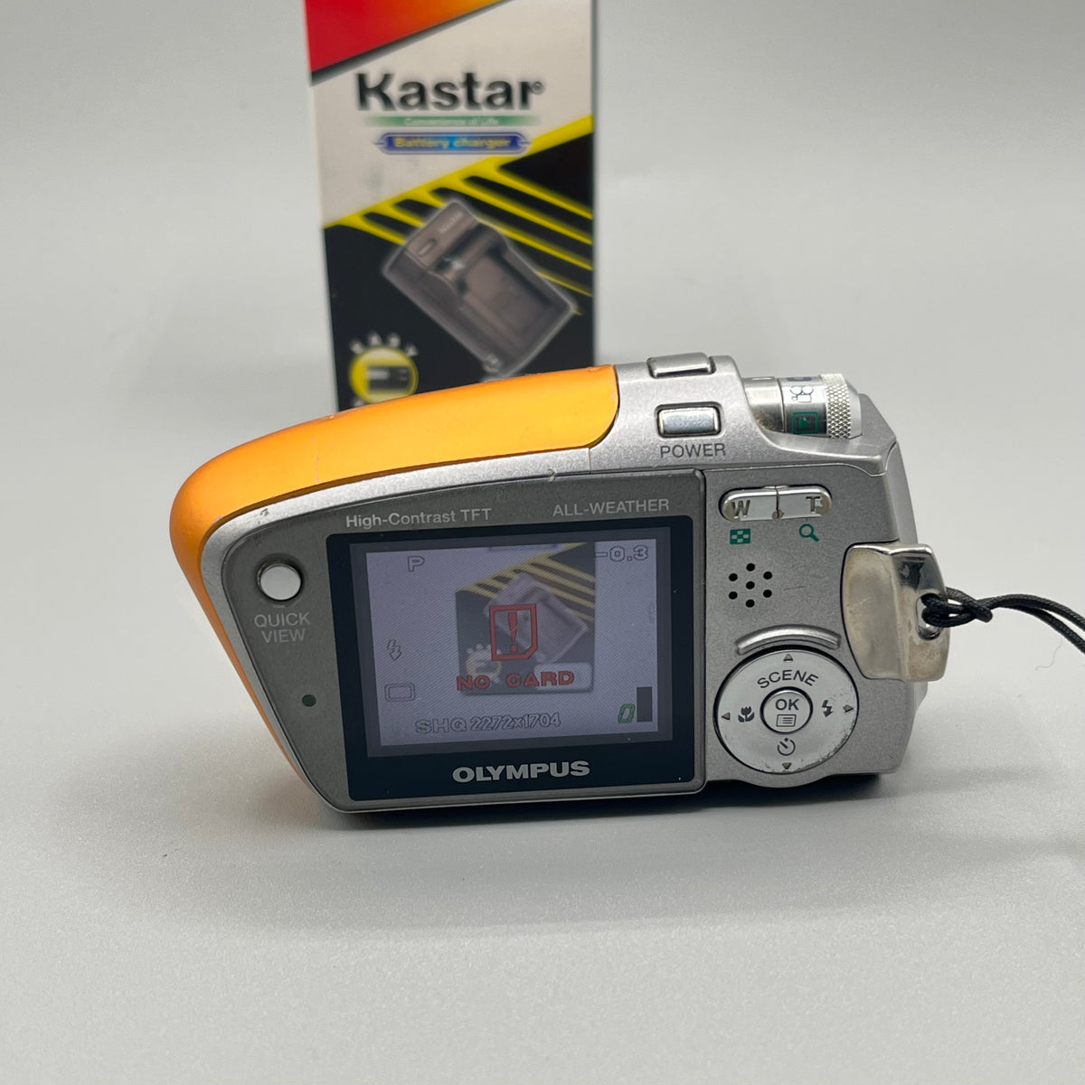 Olympus Stylus Verve Orange Y2K Digital Camera