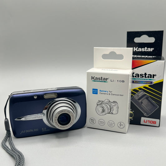 Olympus Stylus Mju 600 Blue Digital Camera
