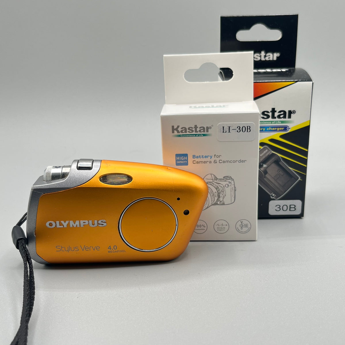 Olympus Stylus Verve Orange Y2K Digital Camera
