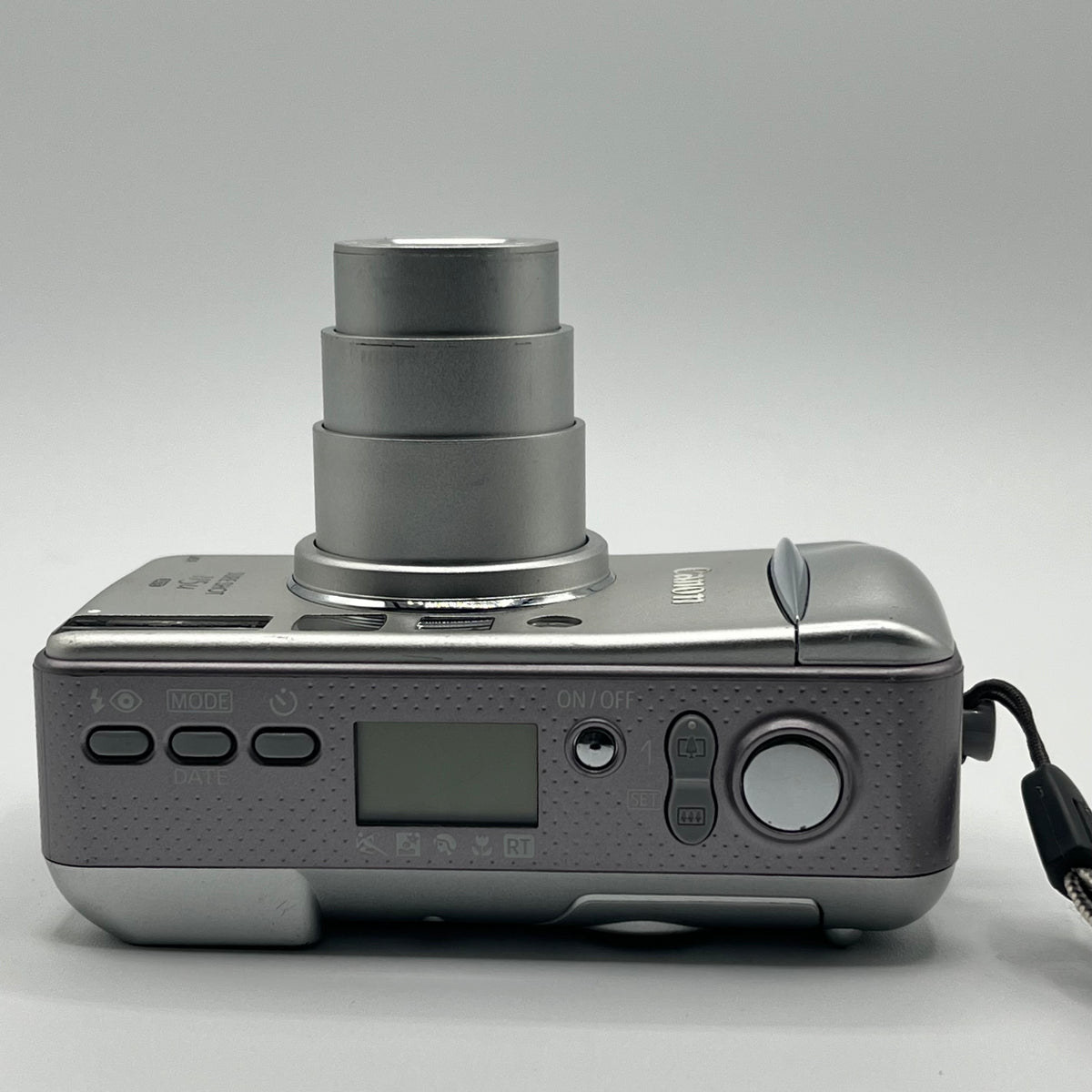 Canon Sure Shot 115u 35mm Point and Shoot Silver Camera