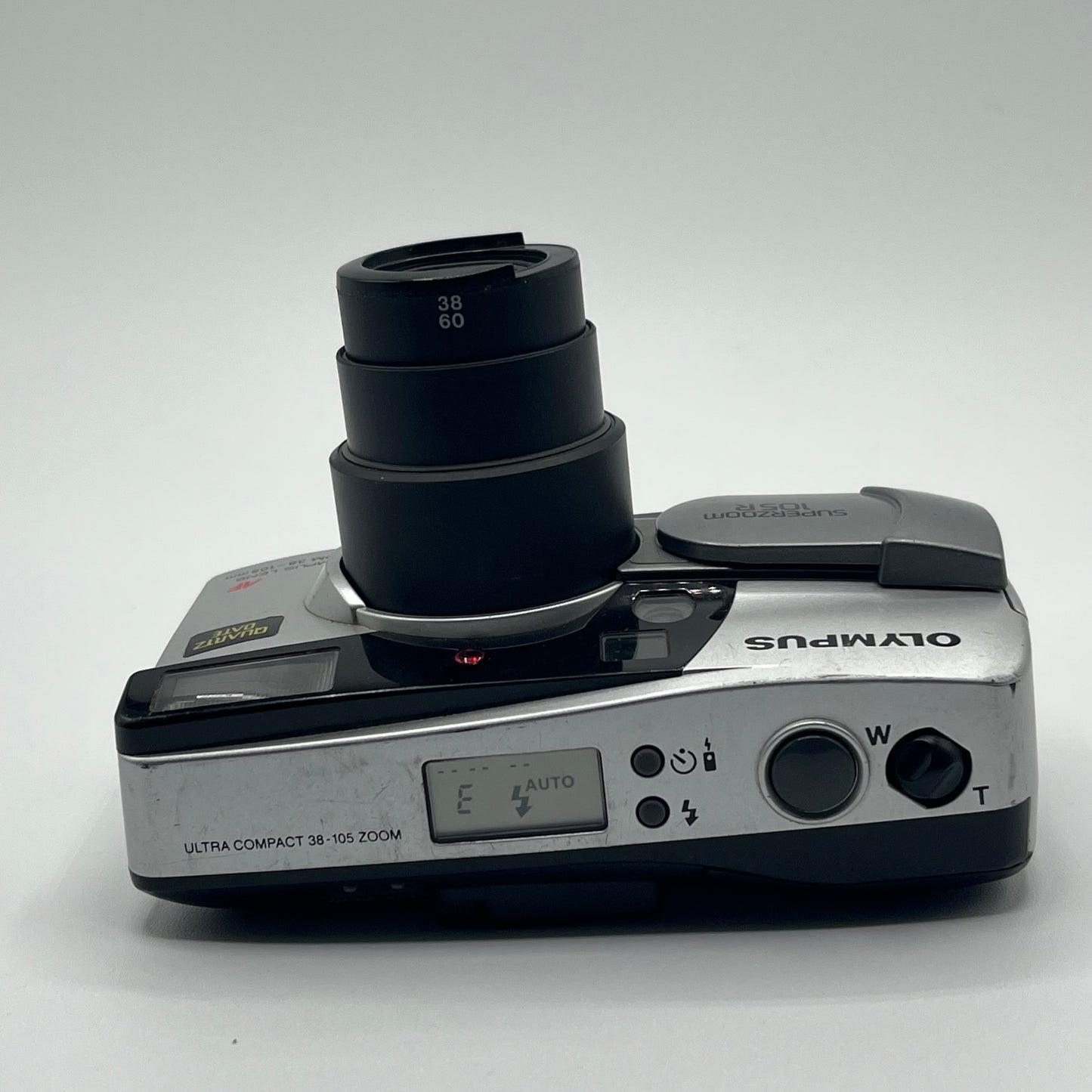 Olympus SuperZoom 105R Silver Film Camera | 35mm | Ready to Shoot