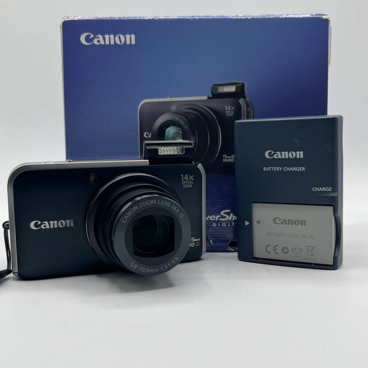 Canon PowerShot SX210 IS Black Digital Camera