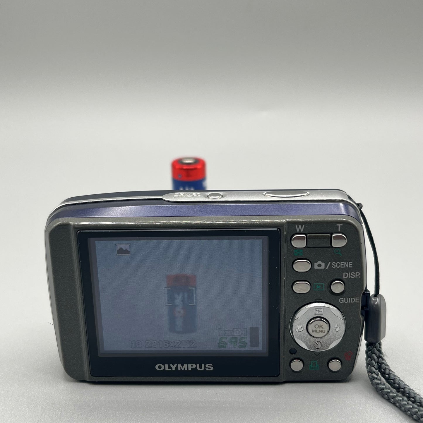 Olympus Stylus Mju 600 Blue Digital Camera