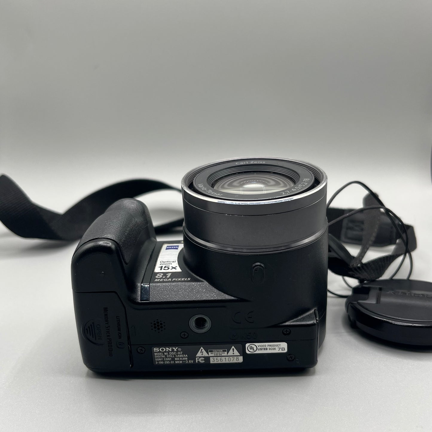 Sony CyberShot DSC-H7 Black Digital Camera