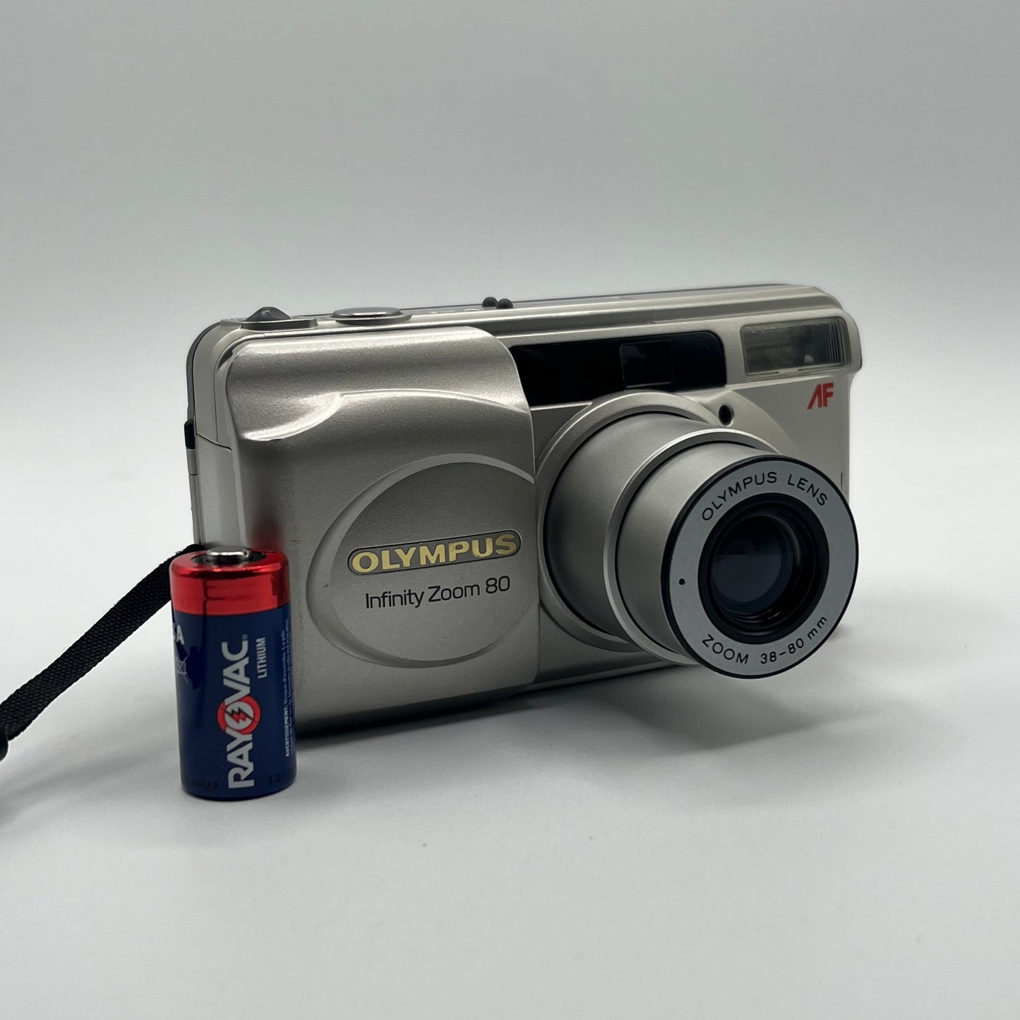 Olympus Infinity Zoom 80 Silver Film Camera