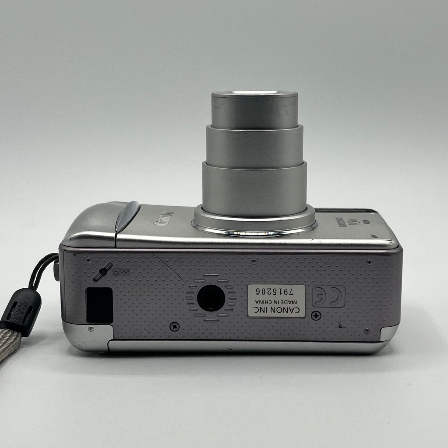 Canon Sure Shot 115u 35mm Point and Shoot Silver Camera