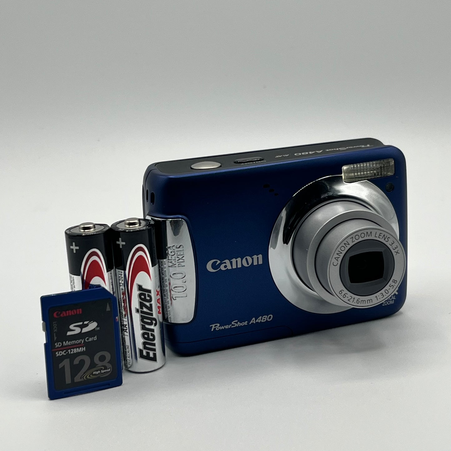 Canon PowerShot A480 Blue Compact Digital Camera