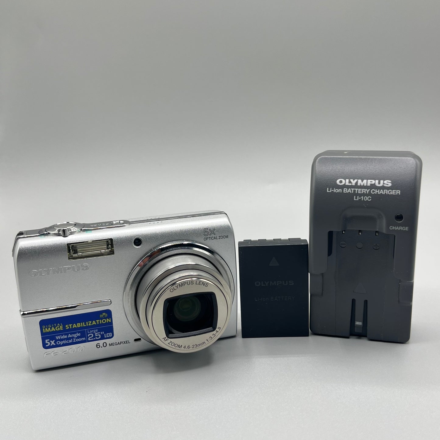 Olympus FE-200 Silver Digital Camera