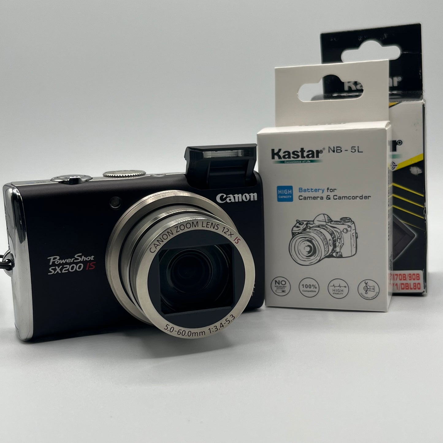 Canon PowerShot SX200 IS Brown Digital Camera