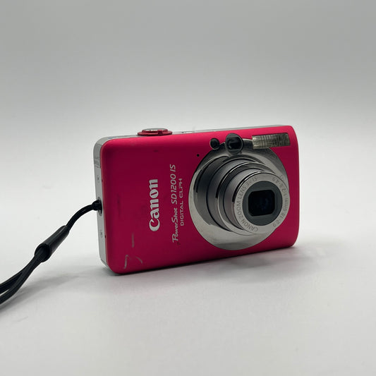 Canon PowerShot SD1200 IS Pink Digital Camera