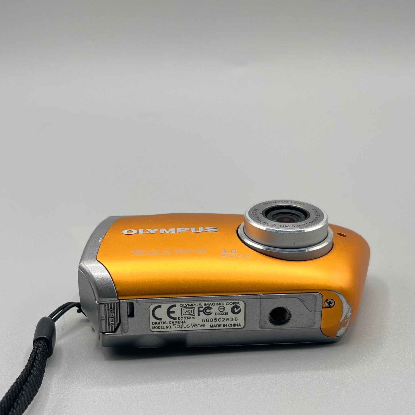 Olympus Stylus Verve Orange Y2K Digital Camera