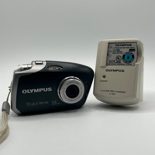 Olympus Stylus Verve Black Digital Camera