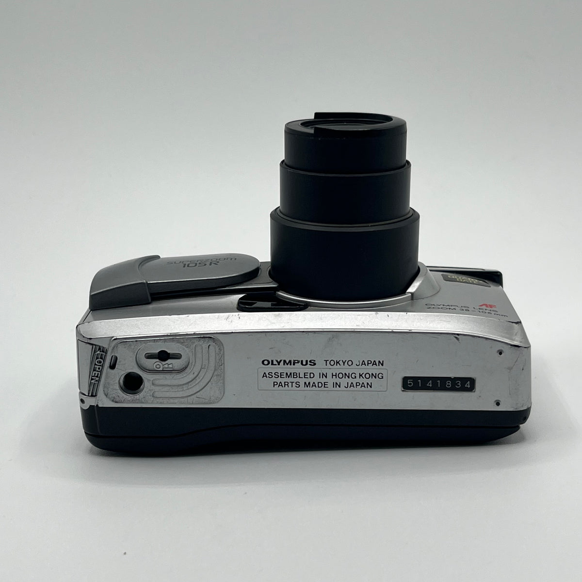 Olympus SuperZoom 105R Silver Film Camera | 35mm | Ready to Shoot