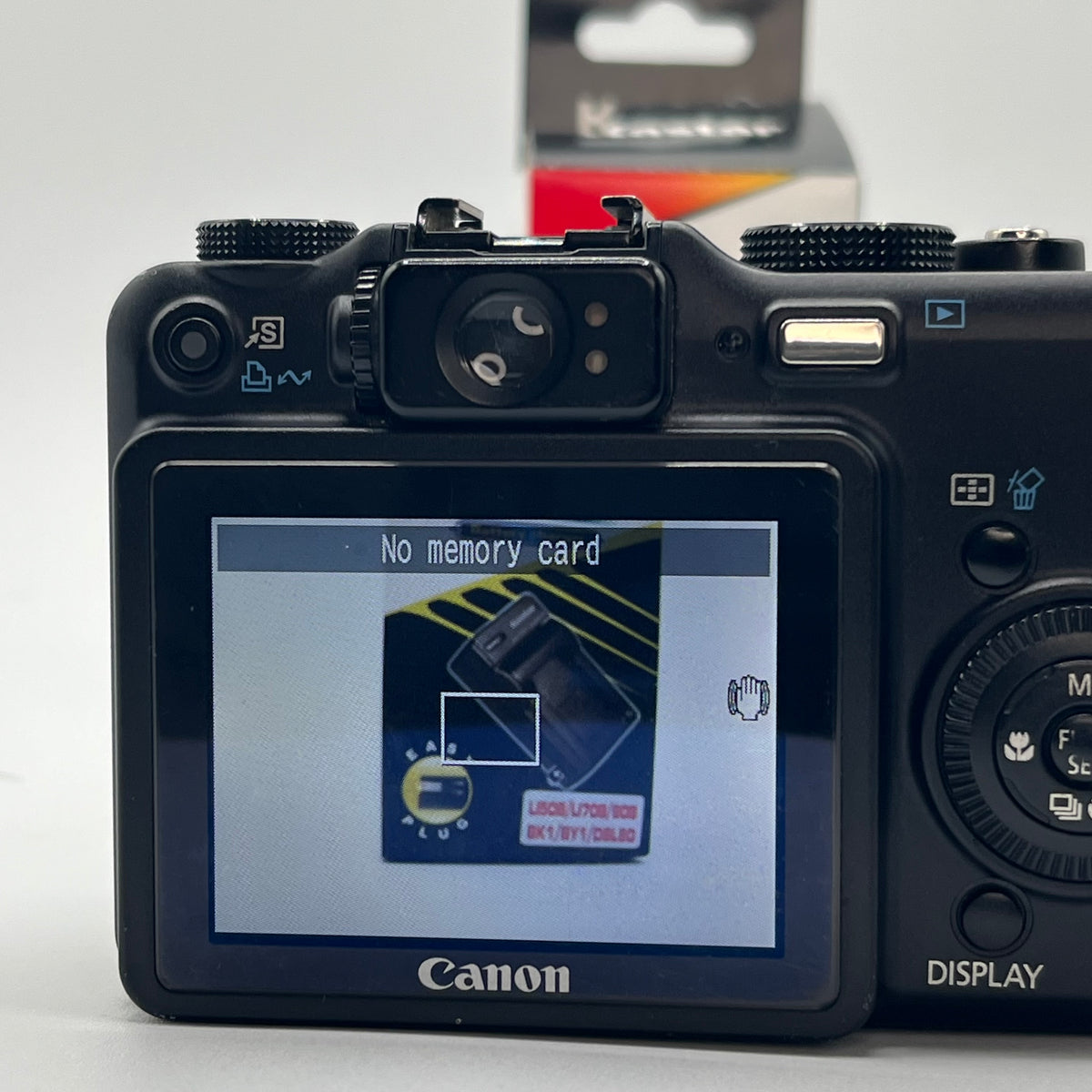 Canon PowerShot G7 Black Digital Camera