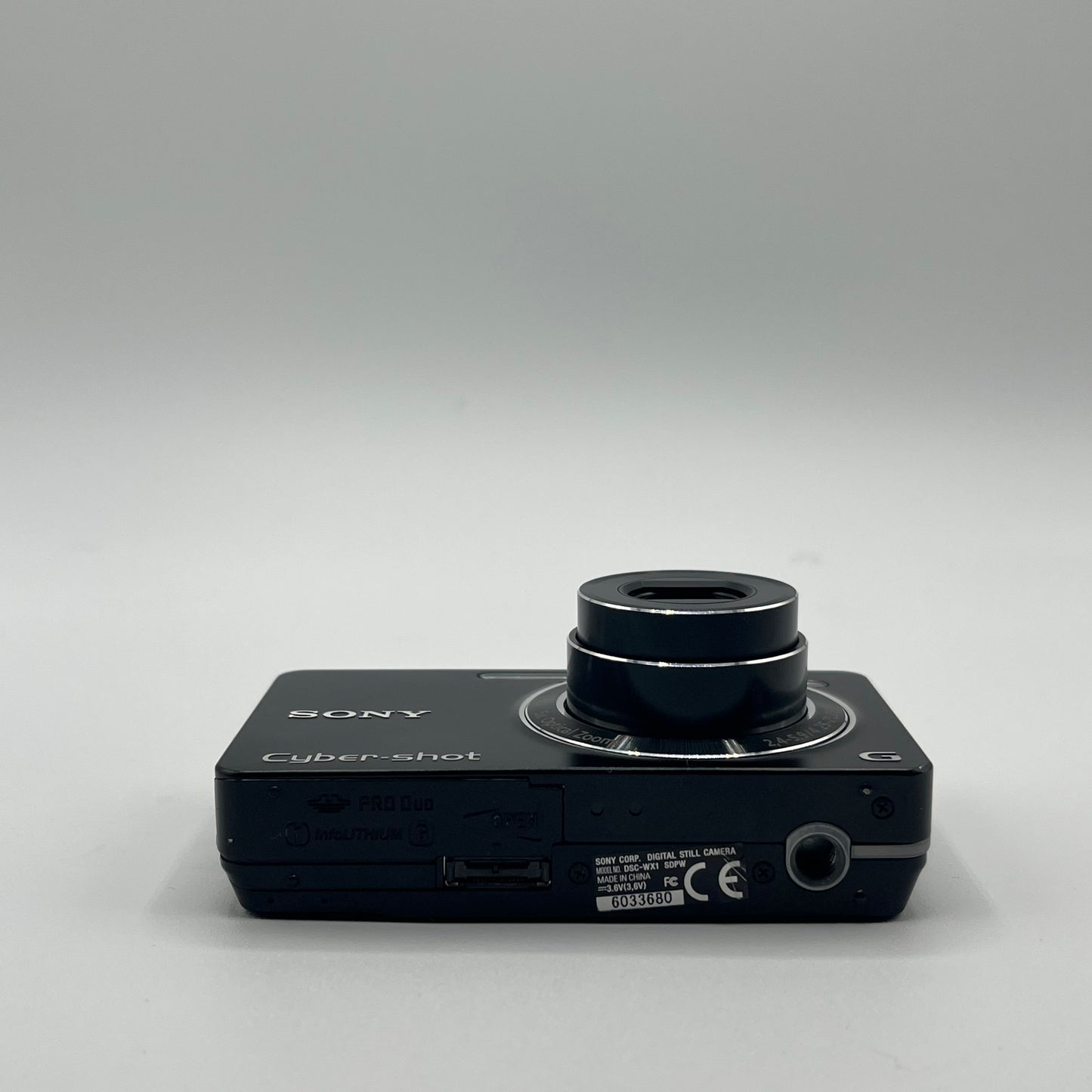 Sony CyberShot DSC-WX1 Black Digital Camera