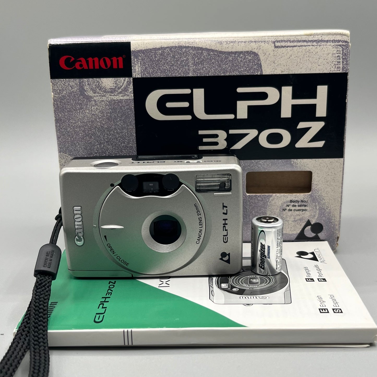 Canon ELPH LT Gray Point and Shoot Film Camera