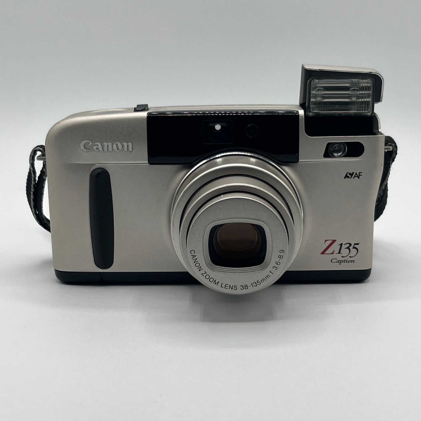 Canon Sure Shot Z135 Caption Silver 35mm Film Camera