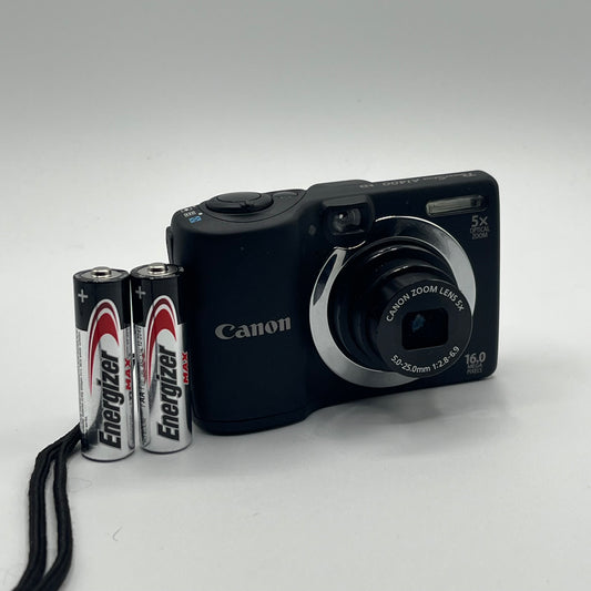 Canon PowerShot A1400 Black Digital Camera