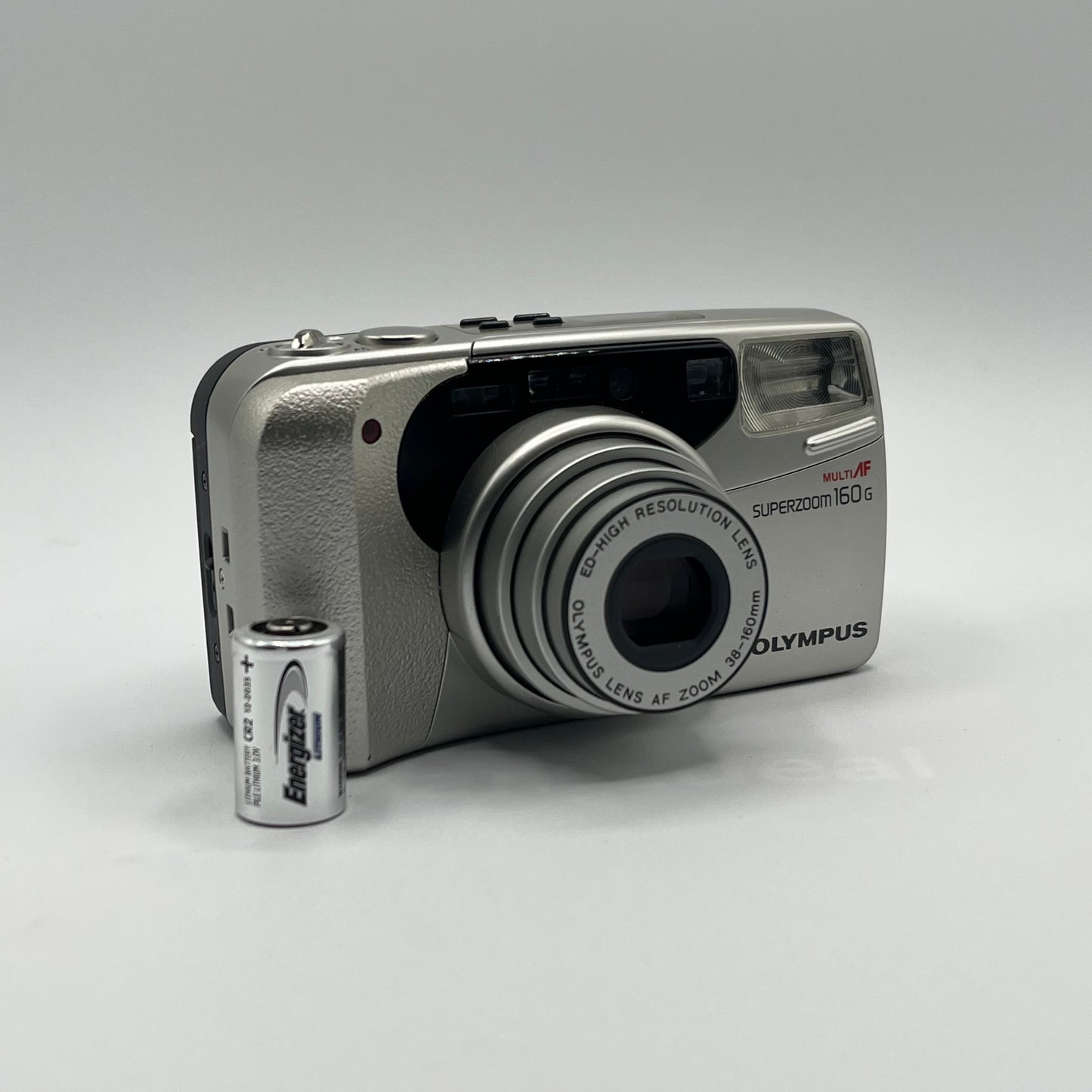 Olympus Superzoom 160G Multi AF Silver Film Camera