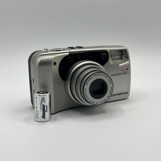 Olympus Superzoom 160G Multi AF Silver Film Camera