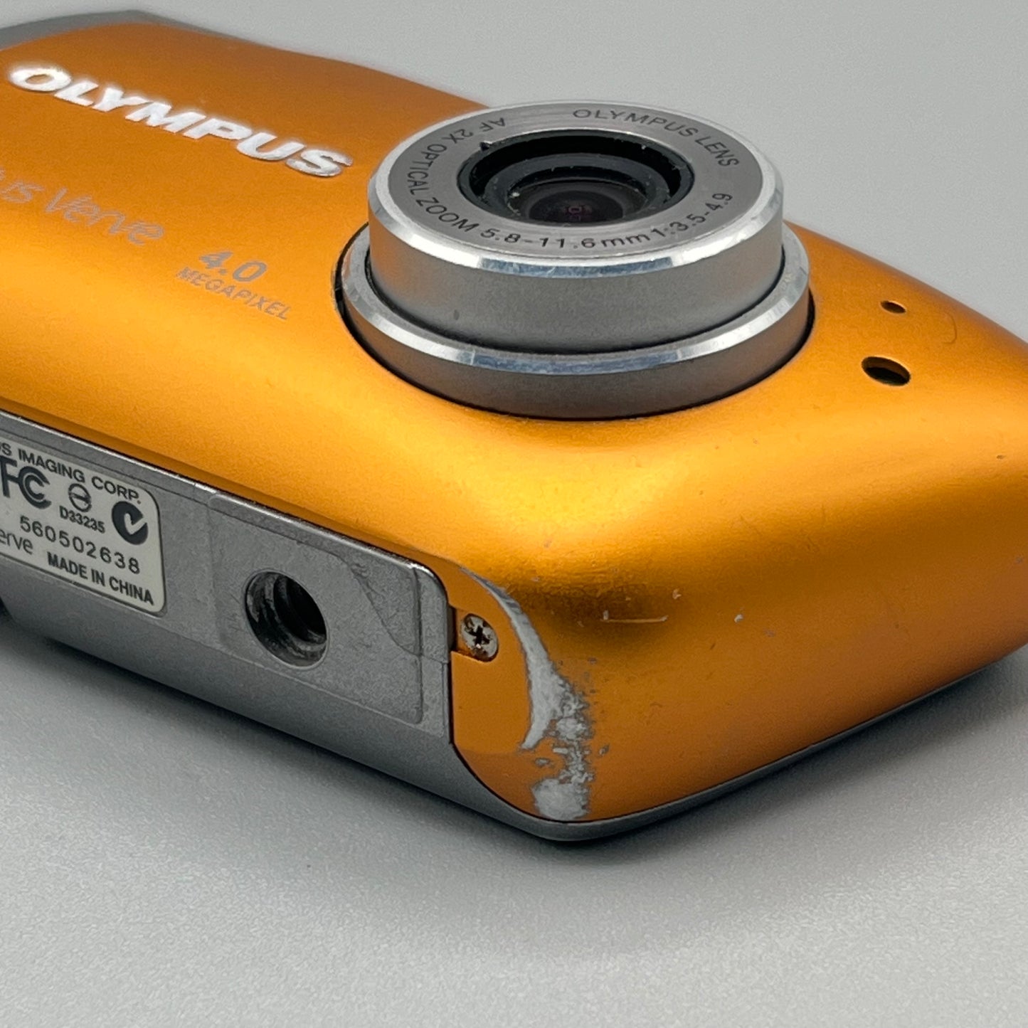 Olympus Stylus Verve Orange Y2K Digital Camera