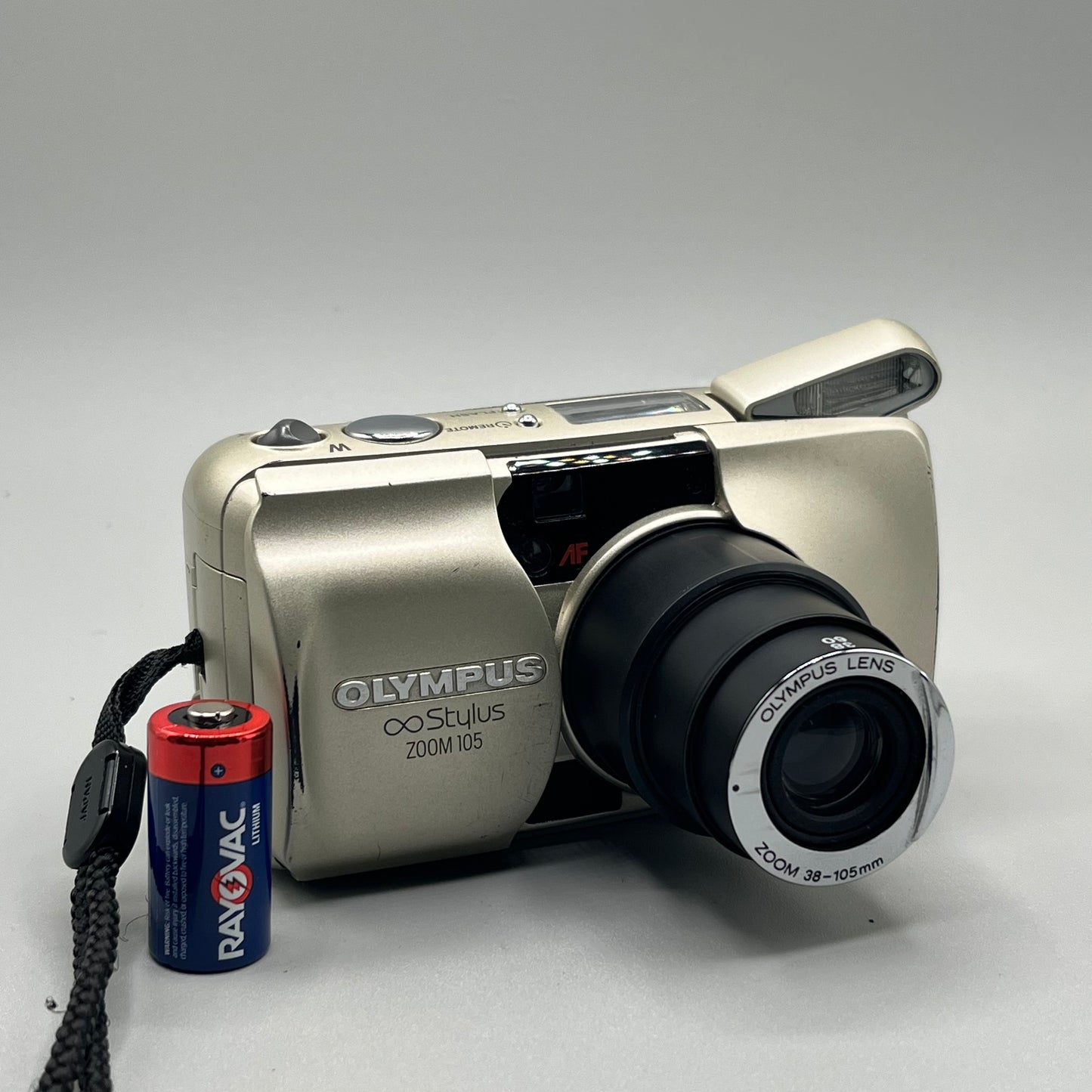 Olympus Stylus Zoom 105 Silver Film Camera | 35mm