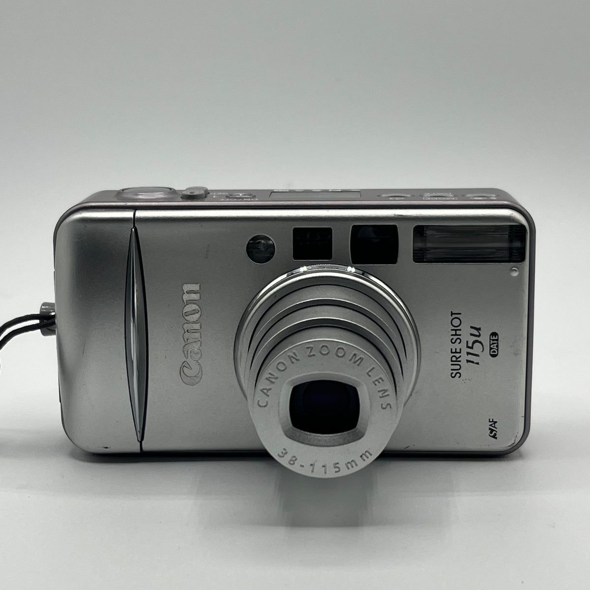 Canon Sure Shot 115u 35mm Point and Shoot Silver Camera