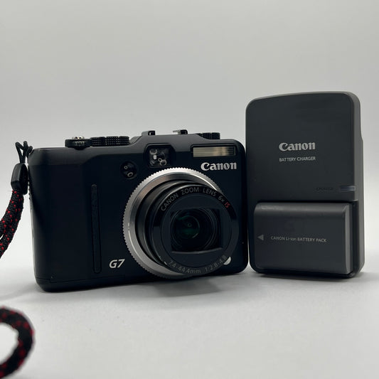 Canon PowerShot G7 Black Digital Camera
