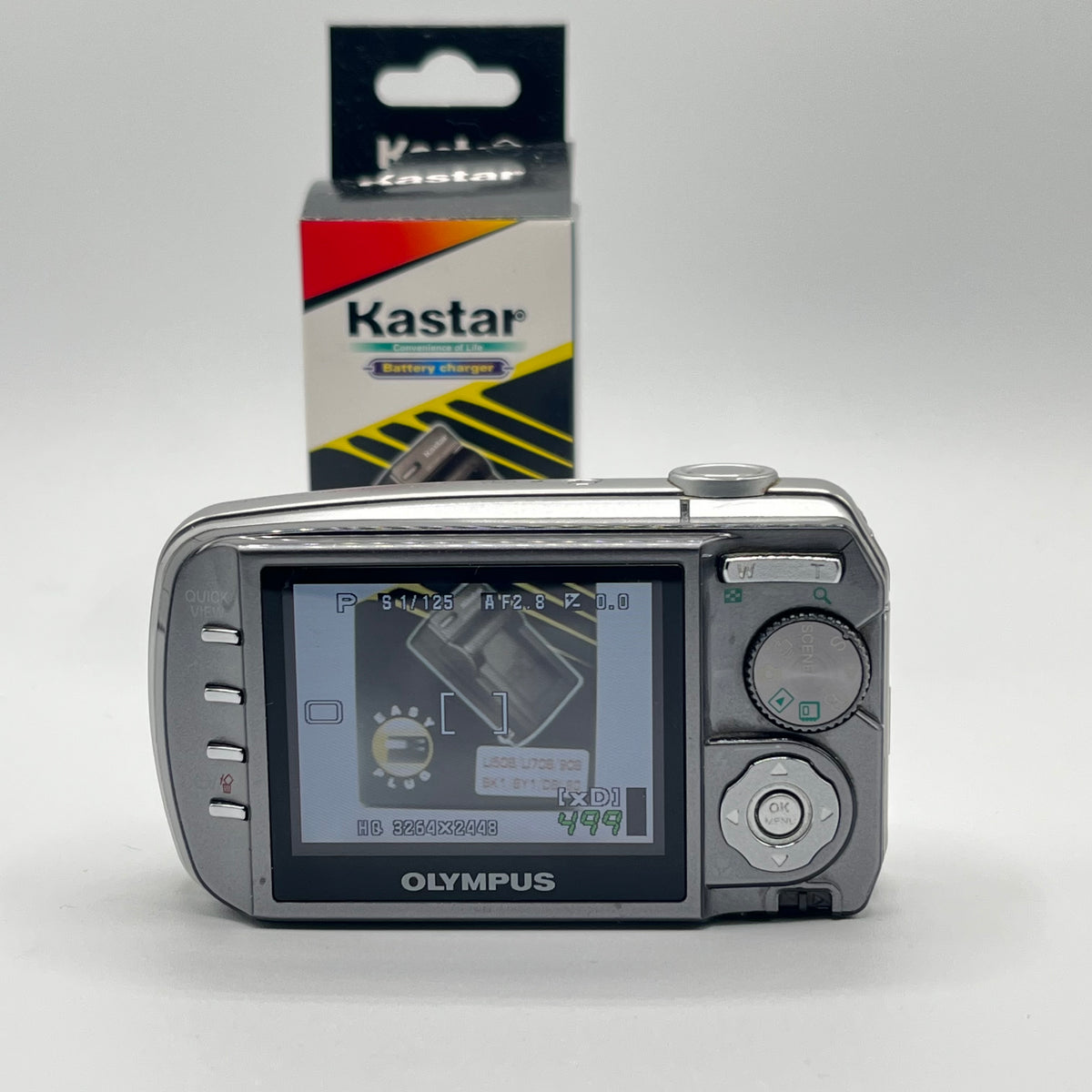 Olympus Stylus 800 Silver Digital Camera