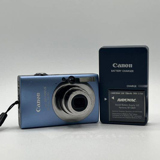 Canon PowerShot SD1100 IS Blue Digital Elph Camera
