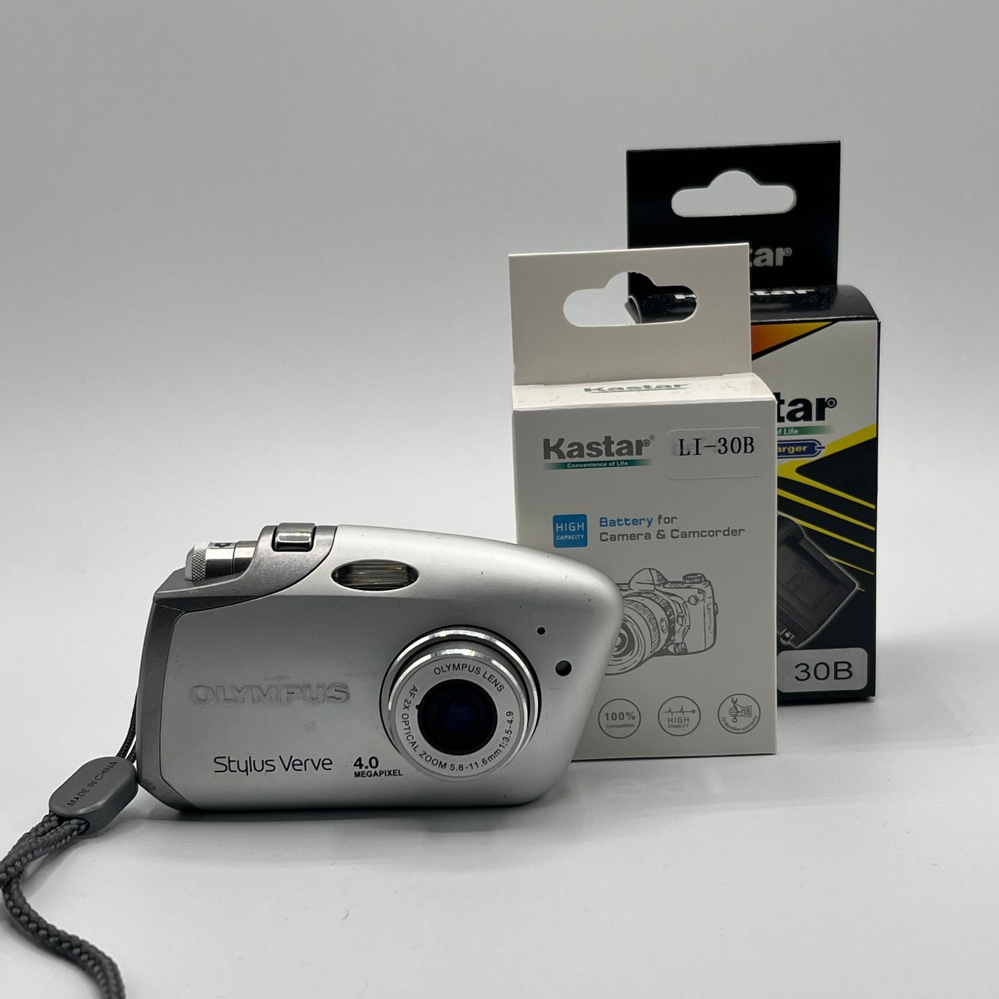Olympus Stylus Verve Silver Y2K Digital Camera