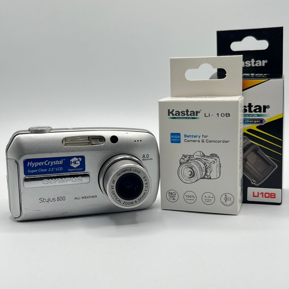 Olympus Stylus 800 Silver Digital Camera