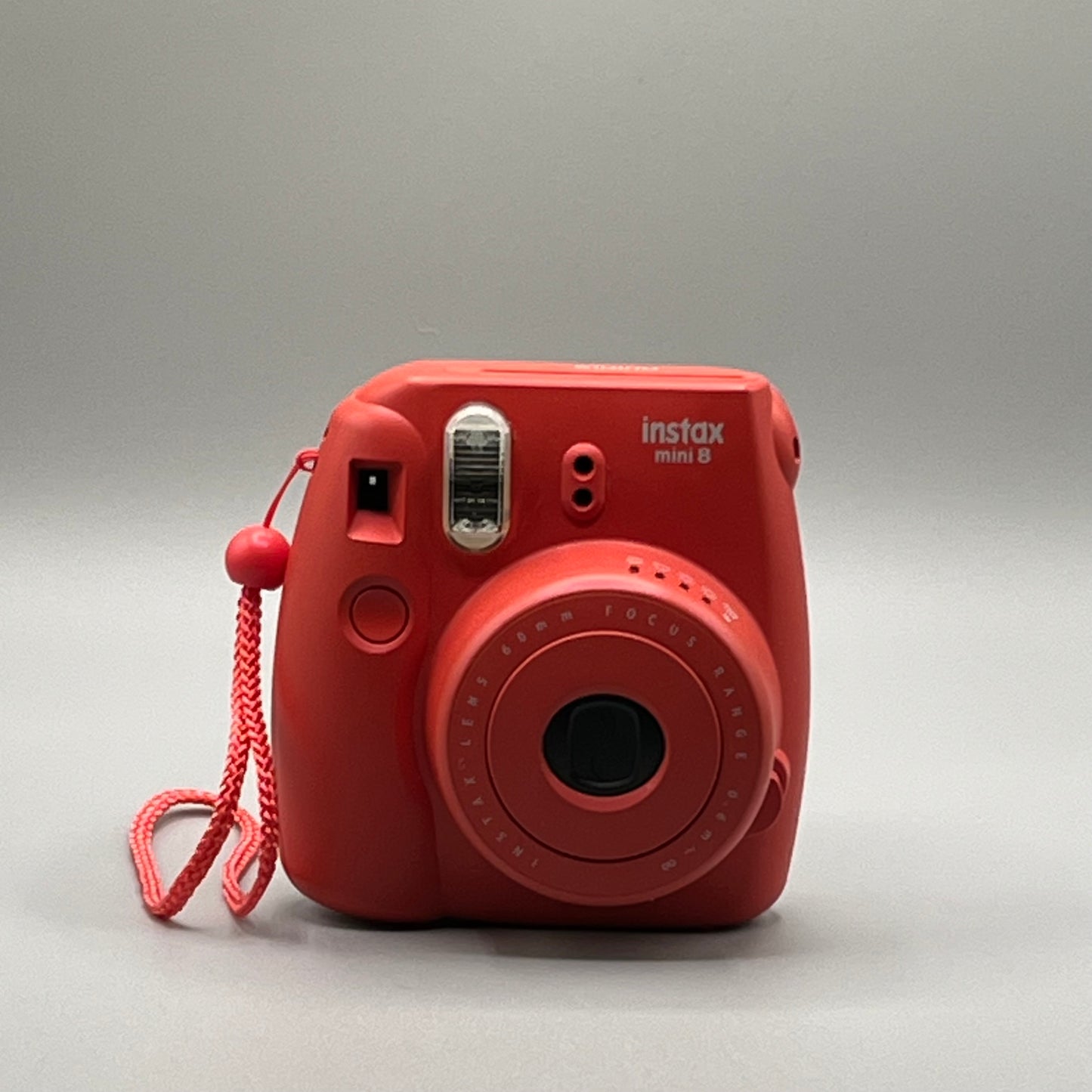 Strawberry Red InstaxMini 8 Film Camera