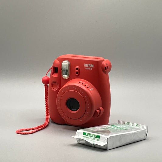 Strawberry Red InstaxMini 8 Film Camera